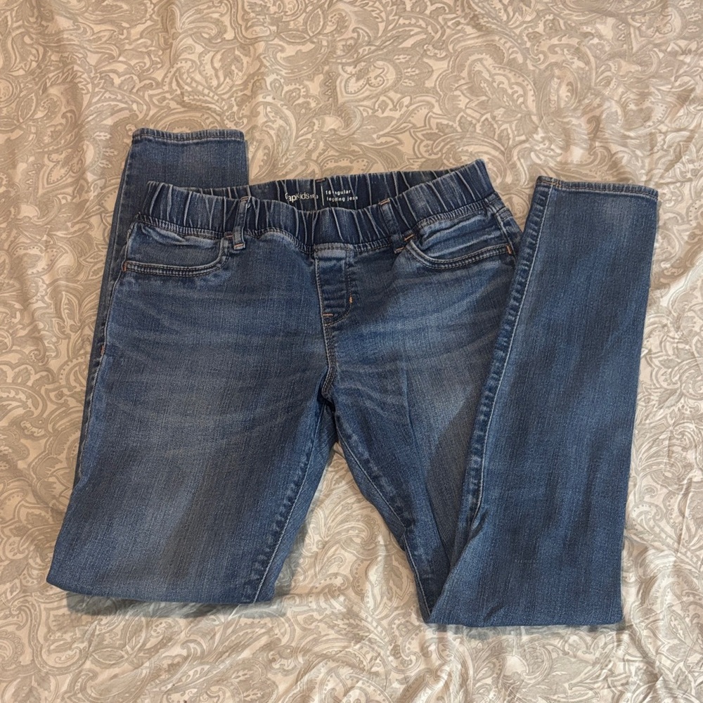 GAP Kids Blue Denim Leggings